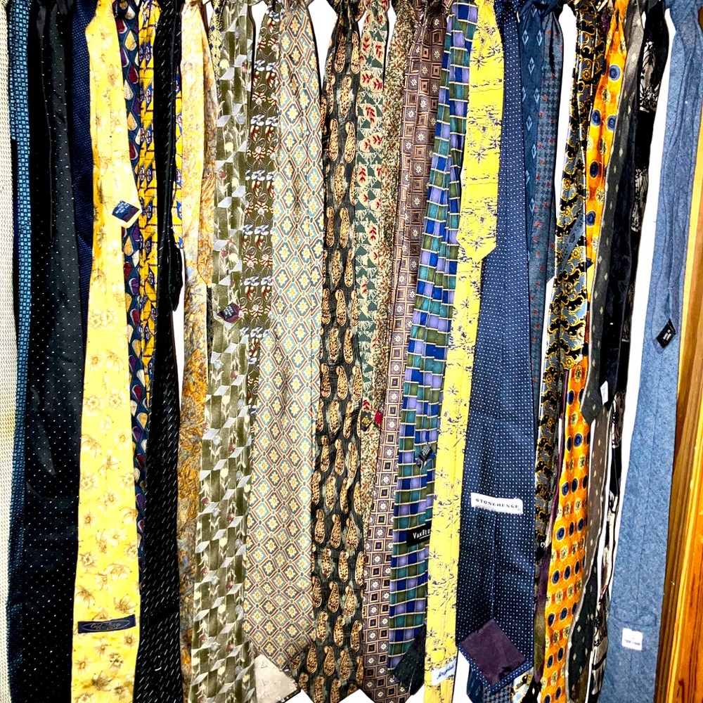 Boho tie curtain